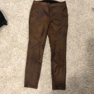 Free people suede leggings!
